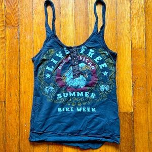 Grey Bike Week Tank Top